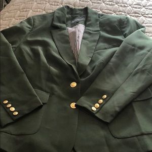 Forest green fitted jacked